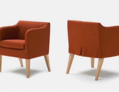 Chair with armrests, Willy - Biba Salotti