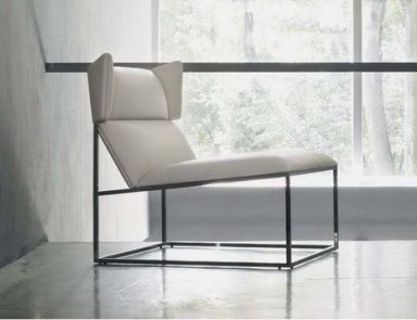 Chair on a metal frame, Linea - Biba Salotti