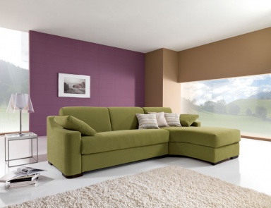 The sofa is modular, Essepi