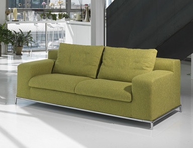 Sofa upholstered in leather or fabric Ares, Bodema