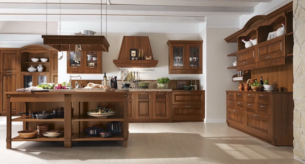 Kitchen (Suite kitchen) natural wood La Noce, Astra - Luxury furniture MR