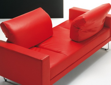 Sofa upholstered in leather or fabric Reform, Bodema