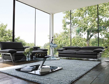 The sofa is modular, Envergure - Roche Bobois