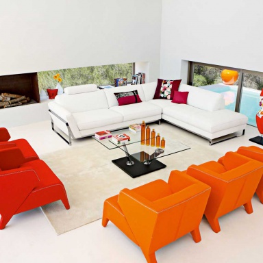 The modular sofa Espace
