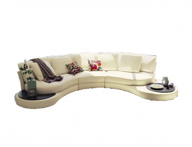 The sofa is modular, Formentera - Roche Bobois