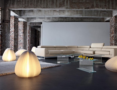 The sofa is modular, Lagune - Roche Bobois