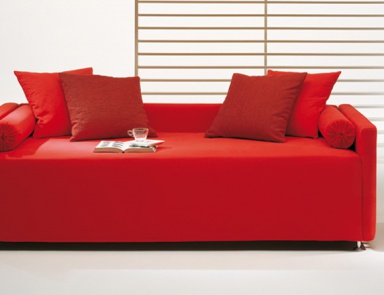 Sofa upholstered with leather or fabric 3 Junior, Bodema