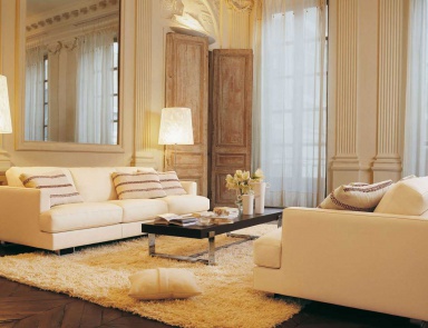 The sofa is modular, Melrose - Roche Bobois