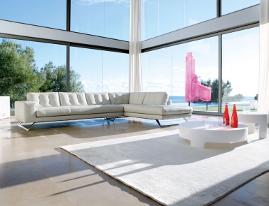 The sofa is modular, Nomis - Roche Bobois