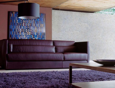 The sofa is modular, Rive-Droite - Roche Bobois