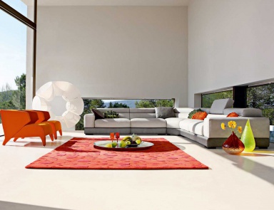 The sofa is modular, Ultramobile - Roche Bobois