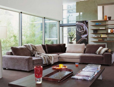 The sofa is modular, Versatile Roche Bobois