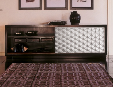 Sideboard with sliding doors Fusion, Luciano Zonta