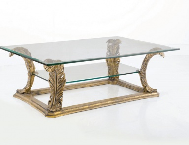 Coffee table with glass top, Chelini