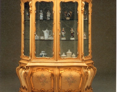 Showcase hand-painted, Meroni Francesco