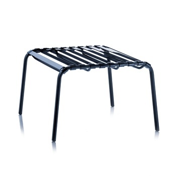 Poof Striped Appoggiapiedi