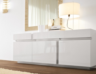 A chest of drawers with hinged doors, Prisma - Cattelan Italia