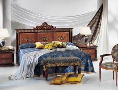 Double bed, Madera - Tino Caspani