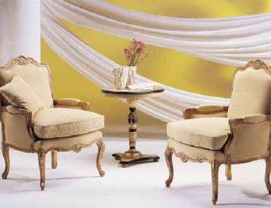 Armchair in fabric, Caspani Tino