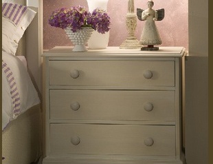 Bedside table made of wood, De Baggis