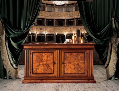 A chest of drawers with body in solid wood Arte Brotto