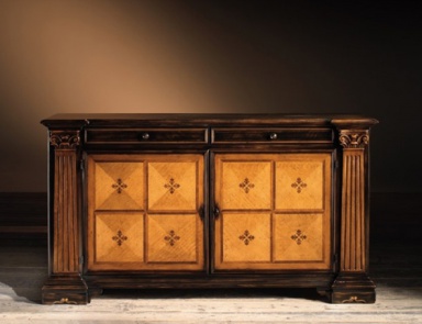 A chest of drawers with body in solid wood Arte Brotto