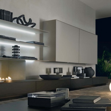 Modular system, wall Rimadesio