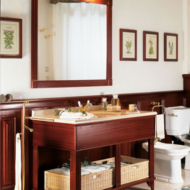 The Cabinet under the Bathroom sink