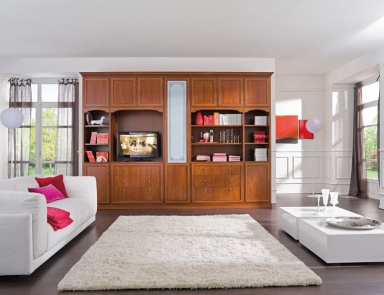 The Cabinet of natural wood Opera Soggiorni, Favero