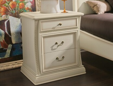 Bedside Cabinet Via Veneto Avorio, Favero