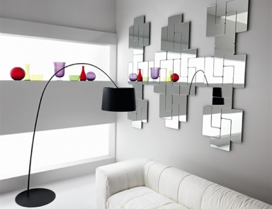 Tetris wall mirror, Fiam