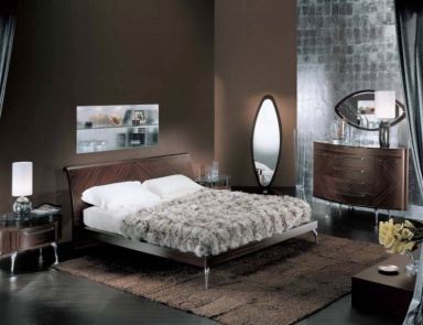 Set for bedroom made of solid wood, Giorgio Collection
