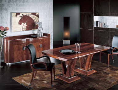 For dining room set solid wood, Giorgio Collection