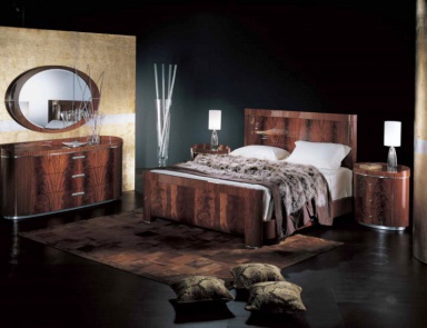 Bedroom set in lacquer finish, Giorgio Collection