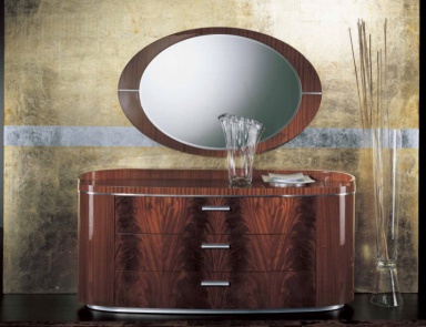 A chest of drawers on a metal base, Giorgio Collection