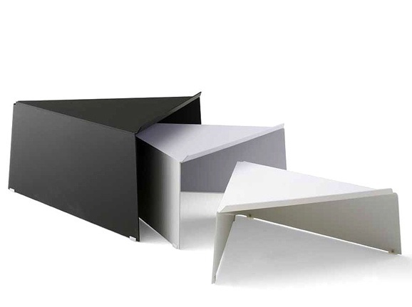 Coffee table on aluminum frame Part, B&B Italia