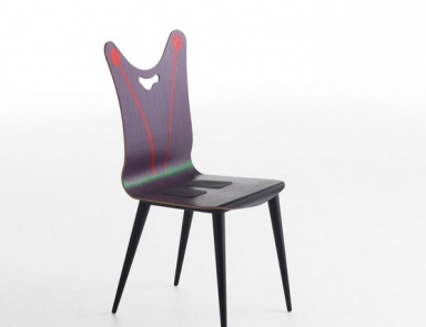 Chair with high back Arte, Valcucine