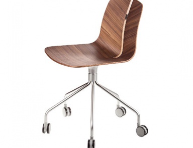 The Link chair armchair on wheels, Lapalma