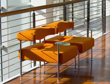 Chair with upholstered seat Momo, SITIA