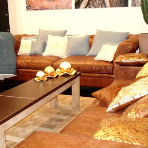 Corner sofa Chesterfield