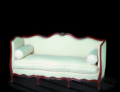 Two seater sofa with shaped back, Massant