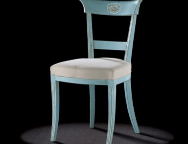 The chair with the frame made of solid wood, Massant
