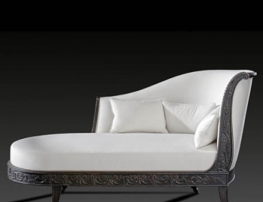 Daybed with a shaped backrest, Massant