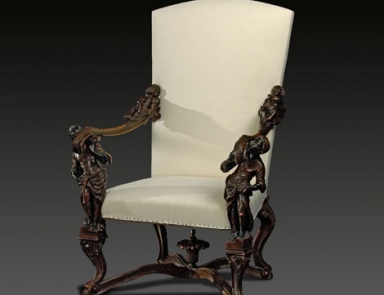 The high-backed chair, Massant