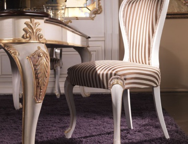 Chair with a curved backrest, Palmobili