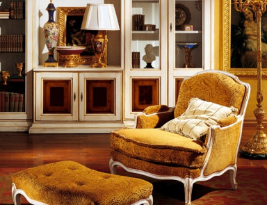 Armchair with Ottoman leg, Palmobili