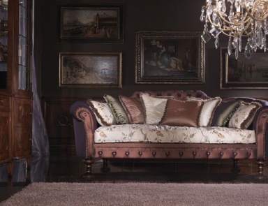 Sofa on figured legs, Palmobili