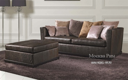 Double sofa, Edelweiss - Asnaghi (Made in Italy)