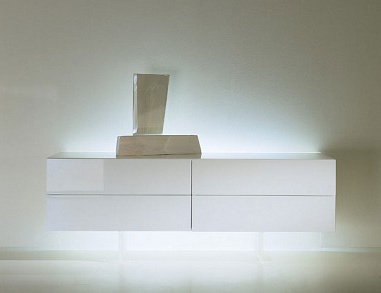 Bedside table with lights, Dresser - Acerbis