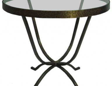 Table with round top, Sarni Large Side Table - Andrew Martin